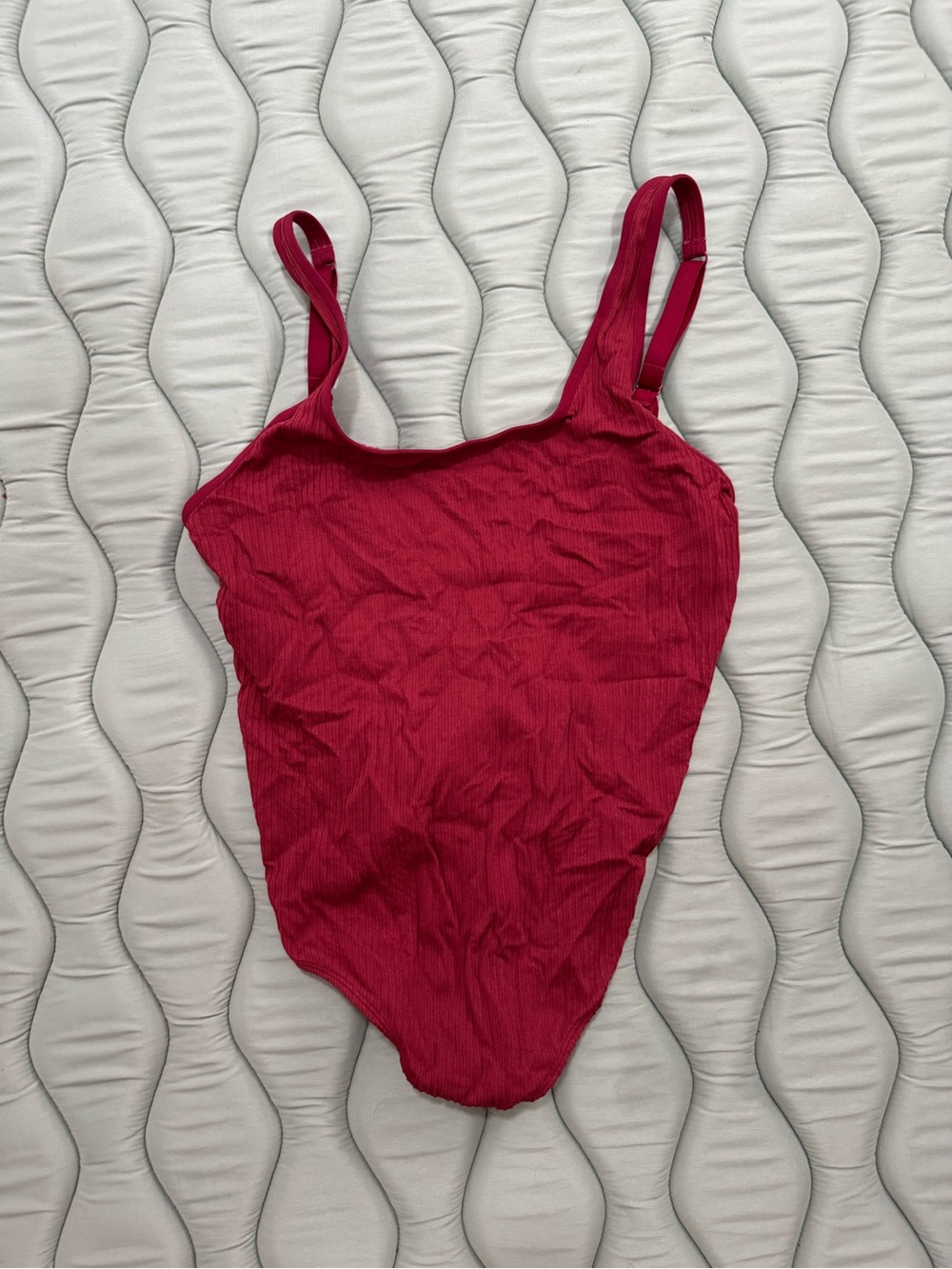 aerie tank bodysuit in burgundy